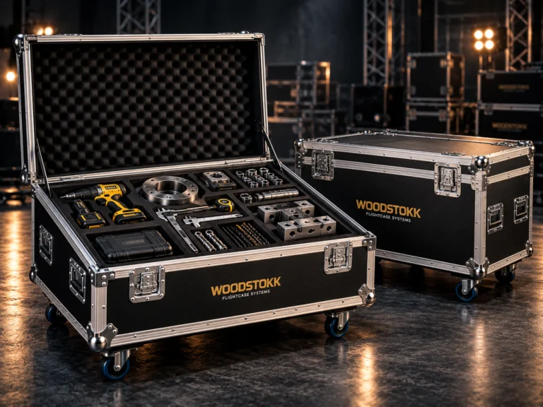 WOODSTOKK flightcase for industri, maskindeler og verktøy