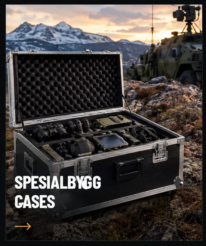 WOODSTOKK spesialbygget flightcase i forsvar og fjellmiljø