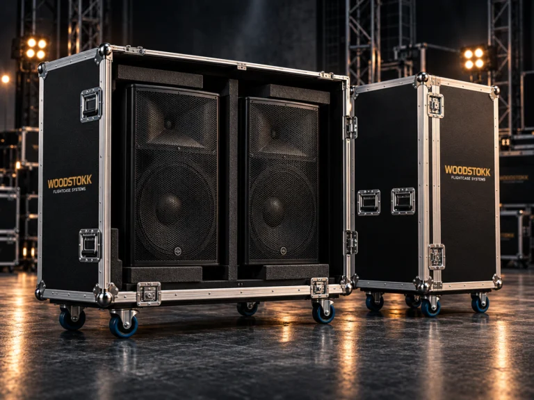 WOODSTOKK flightcases for PA og høyttalere